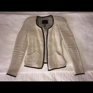 Isabel Marant cream/black blazer 0
